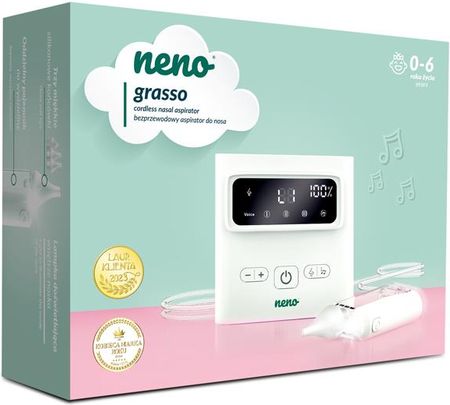 Neno Grasso – bezprzewodowy elektroniczny aspirator do udrażniania nosa u dzieci - zdjęcie 5
