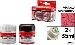 Zdjęcie Artix Farba Akrylowa Malinowa Środek Do Spękań 2X35Ml - Gniew