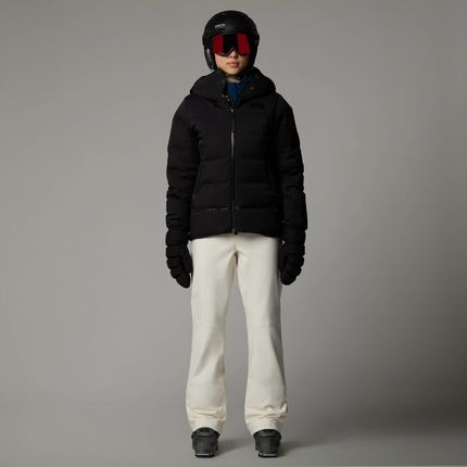 Spodnie Narciarskie Damskie The North Face Snoga Beżowe Nf0A87X3Qli - zdjęcie 3