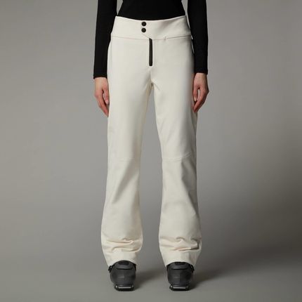 Spodnie Narciarskie Damskie The North Face Snoga Beżowe Nf0A87X3Qli - zdjęcie 2