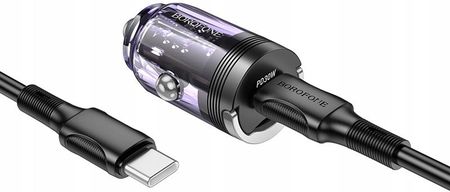Borofone Ładowarka Samochodowa Typu C Pd 30W Kabel Długi Typ - zdjęcie 5