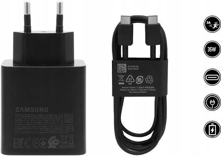 Samsung Ładowarka Sieciowa 35W Fast Charge Usb A C 3A 1 8M - zdjęcie 3