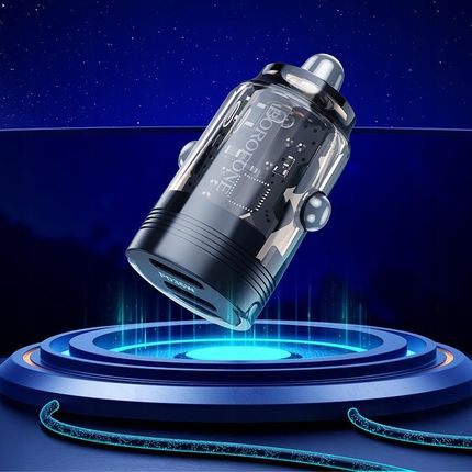 Borofone Ładowarka Samochodowa 2 X Typu C Qc 3.0 Pd 36W Wejśćia - zdjęcie 4