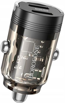 Borofone Ładowarka Samochodowa 2 X Typu C Qc 3.0 Pd 36W Wejśćia - zdjęcie 3