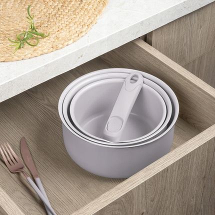 Berlinger Haus Taupe Zestaw Garnków 12el. Z Odpinaną Rączką (BH8251) - zdjęcie 4