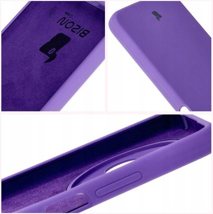 Bizon Silikonowe Soft Do Xiaomi Redmi 14C 4G / Poco C75 Fioletowe - zdjęcie 4