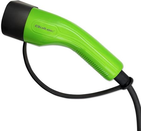 Qoltec Ładowarka Do Samochodu Elektrycznego Ev Z Regulacją 2W1 Typ2 Schuko 3.5Kw 230V Lcd Przenośna Wallbox 5M 52468 - zdjęcie 3