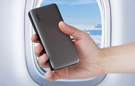 Aukey Pb-Y41, 10000Mah, 30W Szary (67107) - zdjęcie 5
