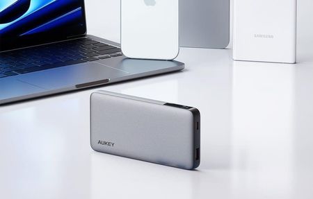 Aukey Pb-Y41, 10000Mah, 30W Szary (67107) - zdjęcie 3