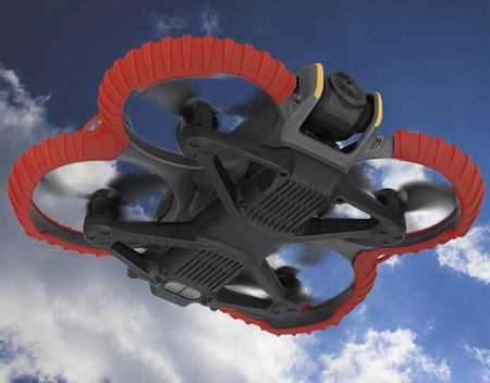 Sunnylife Osłona Zabezpieczenie Śmigieł Do Drona Dji Avata 2 Czerwone (AT2KC820R) - zdjęcie 3