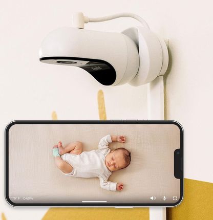 Owlet Niania Elektroniczna Cam 2 + Monitor Oddechu Miętowy - zdjęcie 2