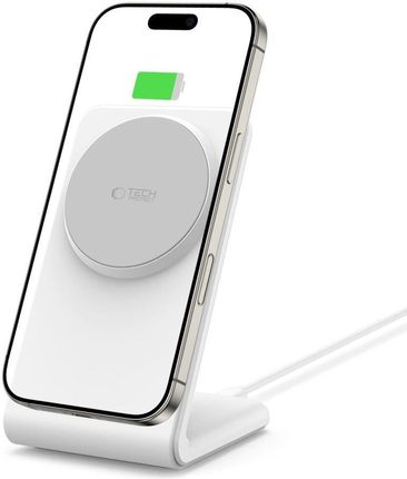 Tech-Protect Ładowarka Indukcyjna Qi15W-A38 Magnetic Magsafe 15W Biały - zdjęcie 6
