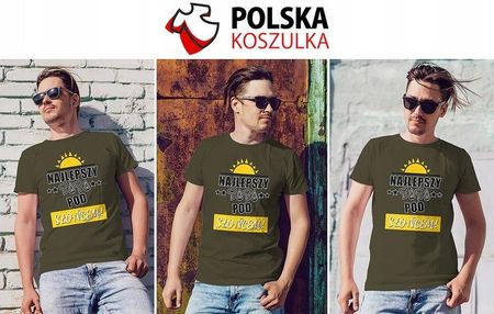 T-SHIRT DZIEŃ OJCA TATY NAJLEPSZY POD SŁOŃCEM L - zdjęcie 2