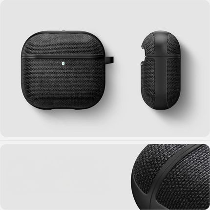 Spigen Etui na słuchawki Urban Fit Apple Airpods 4 Czarny | Do 600 zł rabatu na start w apce - zdjęcie 2