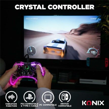 Konix Crystal Nintendo Switch/OLED Switch/PC/PS4 - zdjęcie 2