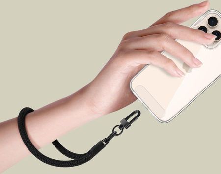 Tech Protect Smycz Do Telefonu C3S Rope Wrist Strap Czarny - zdjęcie 4