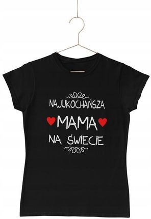 koszulka dla Mamy ZESTAW Z KUBKIEM niespodzianka Dzień Matki Najukochańsza - zdjęcie 2