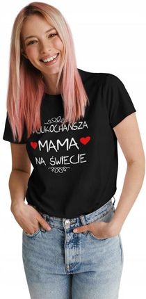 koszulka dla Mamy ZESTAW Z KUBKIEM niespodzianka Dzień Matki Najukochańsza - zdjęcie 5