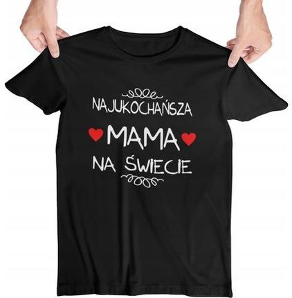 koszulka dla Mamy ZESTAW Z KUBKIEM niespodzianka Dzień Matki Najukochańsza - zdjęcie 3