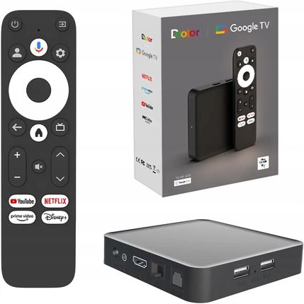 Smart Tv Box DColor GD2 2/32GB Google TV Android 12 - zdjęcie 3