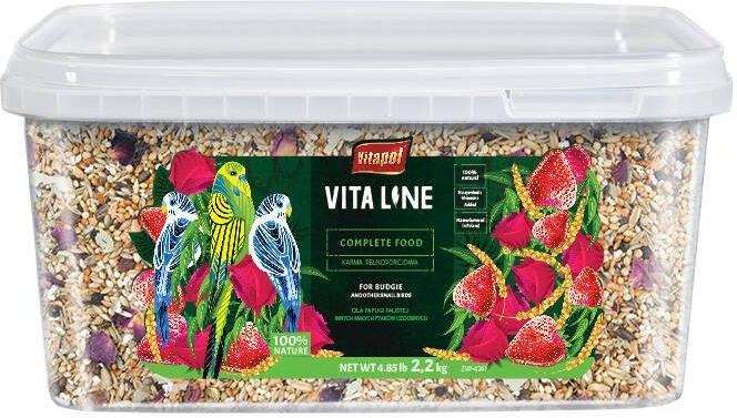 Zdjęcie Vitapol Vitaline Karma Pełnoporcjowa Dla Papużki Falistej Oraz Innych Małych Ptaków Ozdobnych Wiadro 2,2kg - Łomża