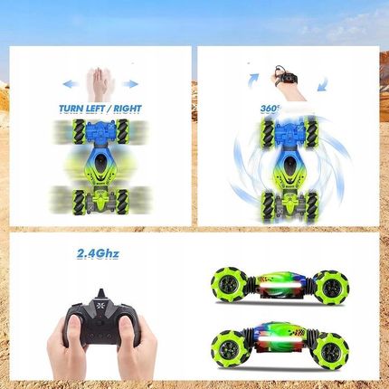 Bedee Samochód Zdalnie Sterowany Ręką Gestami 4X4 Auto Rc 2 W 1 Garnitur 546451 - zdjęcie 3