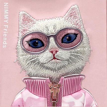 Prestigio Nimmy Iphone 16 Pro Case Pink Cool Cute 2.0 Cat - zdjęcie 4