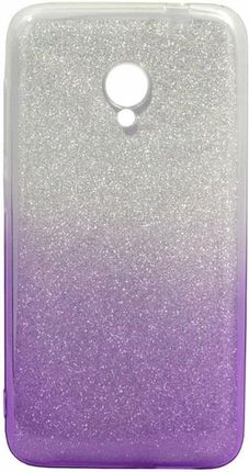 Gsm Hurt Jelly Case Shining Do Alcatel U5 5044 Fiolet I Szkło - zdjęcie 2
