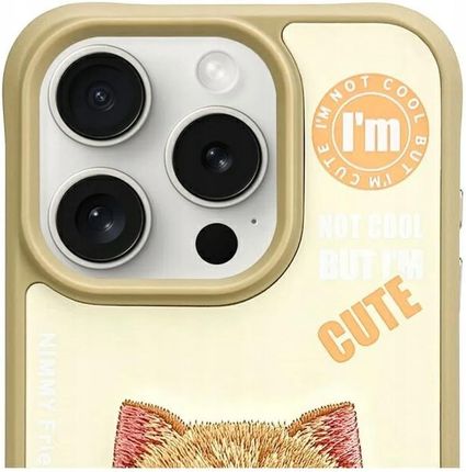 Nimmy Cool&Cute 2.0 Cat Do Apple Iphone 15 Pro Max Khaki - zdjęcie 6
