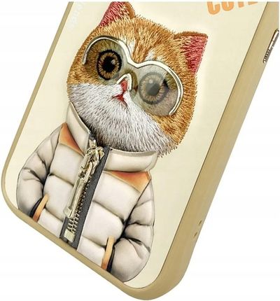 Nimmy Cool&Cute 2.0 Cat Do Apple Iphone 15 Pro Max Khaki - zdjęcie 3