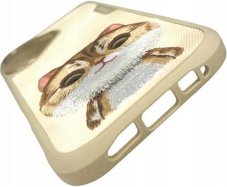 Nimmy Big Eyed Pet 2.0 Cat Do Apple Iphone 16 Khaki - zdjęcie 3