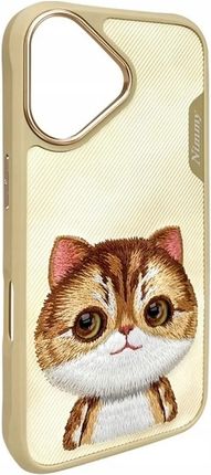 Nimmy Big Eyed Pet 2.0 Cat Do Apple Iphone 16 Khaki - zdjęcie 4