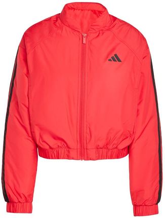 Kurtka Essentials 3-Stripes Insulated Crop Bomber | -15% z kodem PREZENT na wybrane produkty Decathlon - zdjęcie 2