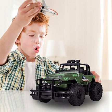 Stator Samochód Zdalnie Sterowany Terenowy Jeep Pilot Akumulator Światło Prezent - zdjęcie 6