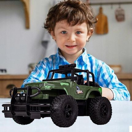 Stator Samochód Zdalnie Sterowany Terenowy Jeep Pilot Akumulator Światło Prezent - zdjęcie 3