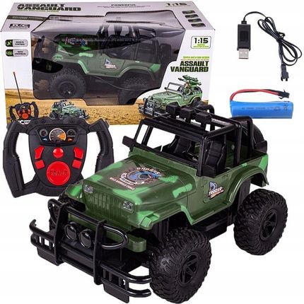 Stator Samochód Zdalnie Sterowany Terenowy Jeep Pilot Akumulator Światło Prezent - zdjęcie 4