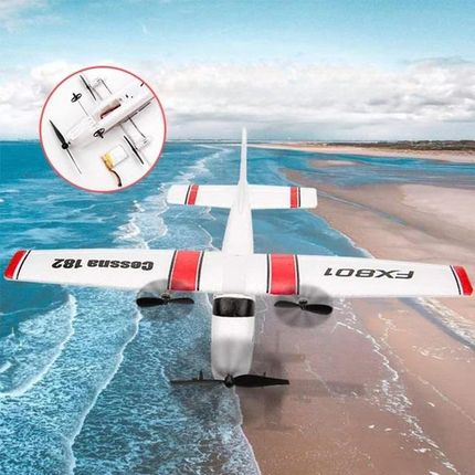 Kristrade Zdalnie Sterowany Samolot Fx801 Cessna 182 Rc Motoszybowiec - zdjęcie 2