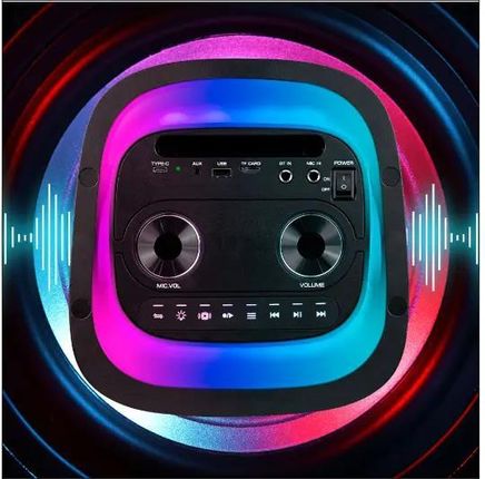 Manta SPK0601B100 ARGOS 100W Bluetooth Czarny - zdjęcie 4