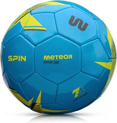 Piłka Nożna Meteor Spin 3 Niebieski - zdjęcie 2