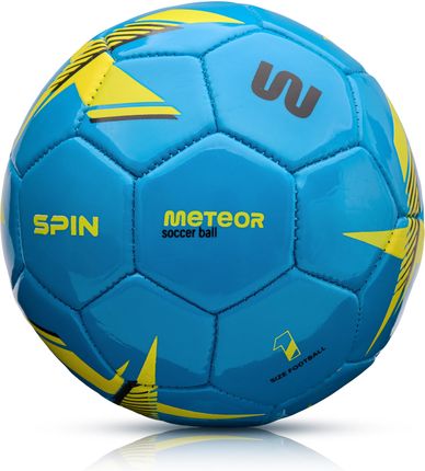 Piłka Nożna Meteor Spin 1 Niebieski - zdjęcie 3