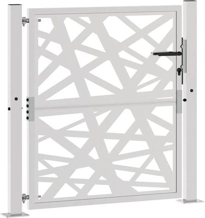 vidaXL Brama Ogrodowa 105X105cm Stal Nierdzewna Lekka Konstrukcja 4100954 - zdjęcie 3