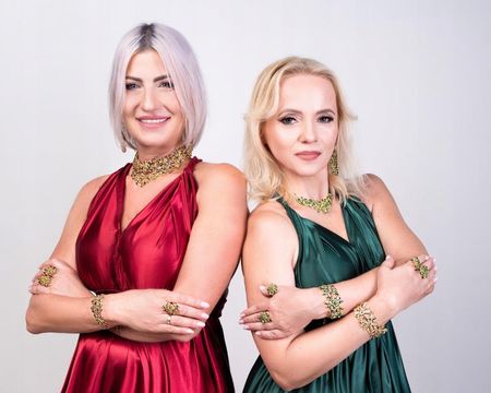 Pierścionek zielone kwiatuszki z kolekcji Blossom (R8721AU/Z) - zdjęcie 2