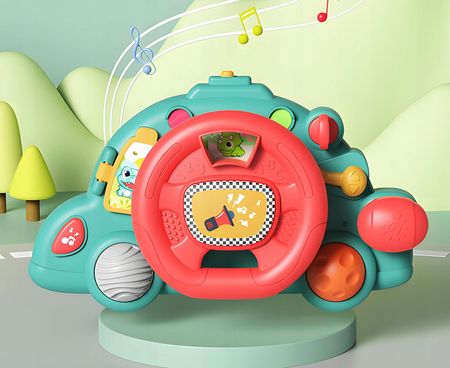 Aga4Kids Kierownica Zabawka Interaktywna Sensoryczna Dla Dzieci - zdjęcie 4