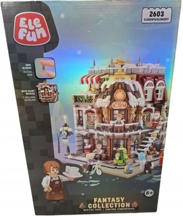 Elefun Fantasy Collection Zimowa Kawiarenka 2603El. Domek Świąteczny - zdjęcie 2