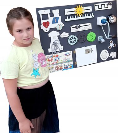 Giftland Duża Tablica Manipulacyjna Sensoryczna Alfi - zdjęcie 4