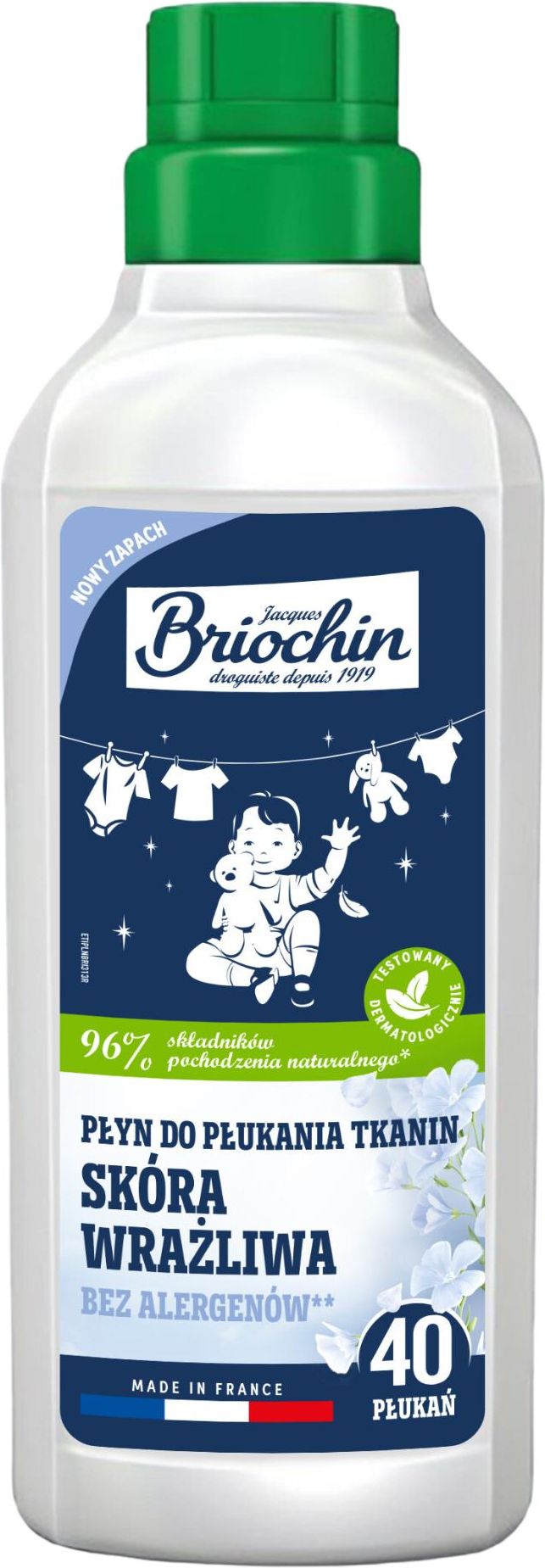 Zdjęcie Briochin Płyn Do Płukania Tkanin I Ubrań Skóra Wrażliwa 750ml - Nowogrodziec