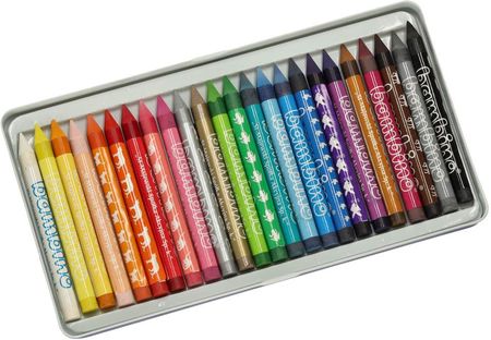 Kredki W Metalowym Pudełku 24 Kolory + Temperówka Bambino - zdjęcie 2