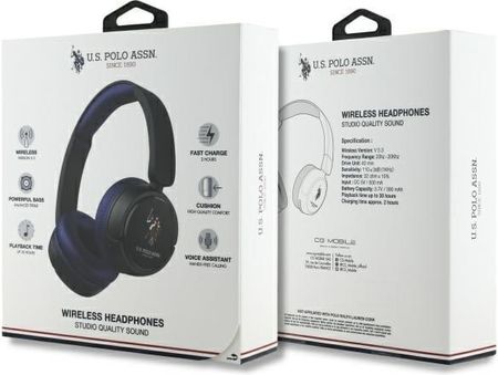 U.S. Polo Assn. U S Assn Us Ushpv6Pcov Granatowy - zdjęcie 2