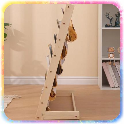 Regał Na Książki Dla Dzieci Stojak Półka Szafka Organizer Biblioteczka 79Cm - zdjęcie 6