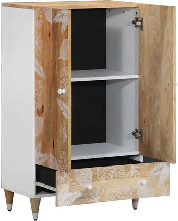 vidaXL Komoda Wysoka 60X33,5X100Cm Drewno Lite Mango (4018694) - zdjęcie 3